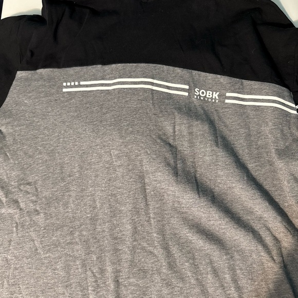 Supreme Black and Gray long Sleeve Tee - Picture 1 of 4